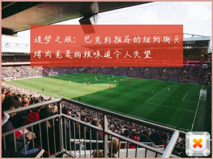 追梦之旅：巴克利推荐的纽约街头烤肉竟是狗粮味道令人失望